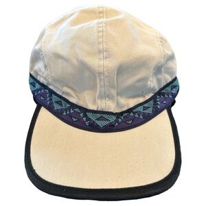 Vintage Fahrenheit Strapcap Cotton Hat Beige/Cream